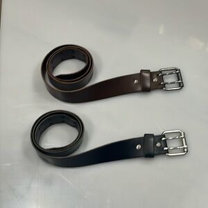 Two Gap leather belts - Size 32